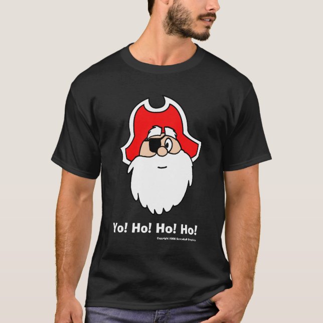 Yo ! Ho ! Ho ! Ho ! T-shirt foncé basique (Devant)