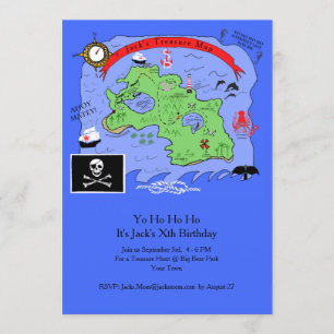 Yo Ho Ho invitation de fête d'anniversaire du