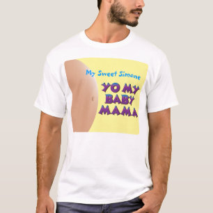 YO MA MAMAN de BÉBÉ - T-shirt pour le papa (jaun
