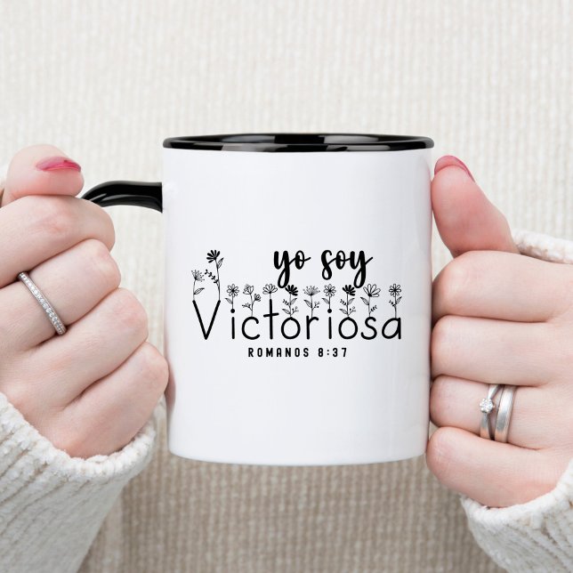 Yo Soy Victoriosa espagnol Christian Coffee Mug (Créateur téléchargé)