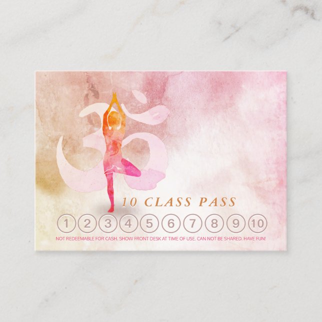 YOGA 10 Classe Pass Rendez-vous méditation Pose Om (Devant)