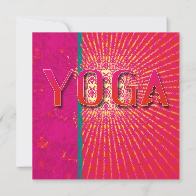 Yoga 1 - Carte, Invitation (Devant)