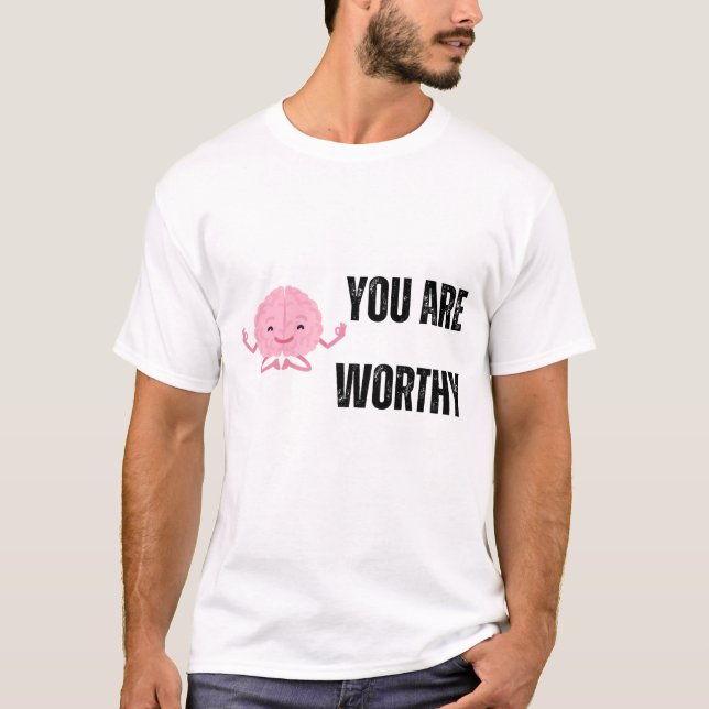 Yoga Cerveau T-shirt homme - Méditation drôle (Devant)