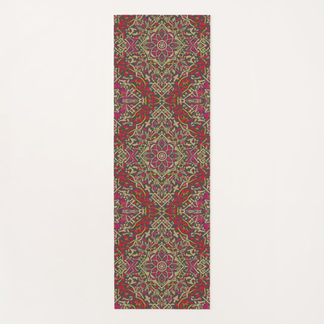 Yoga Conception Motif De Tapis Oriental, Traditionnelle (Devant)