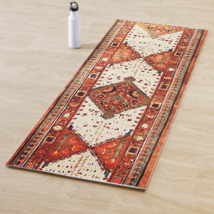 Yoga Conception orientale de tapis en orange et crème