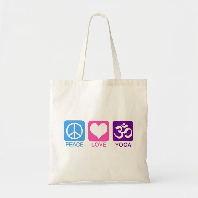 YOGA d'AMOUR de PAIX - sac (Devant)