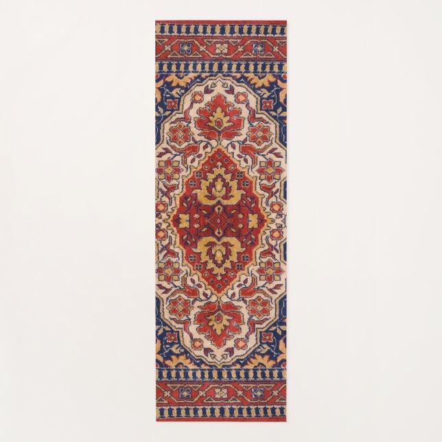 Yoga Design coloré de tapis tribaux (Devant)