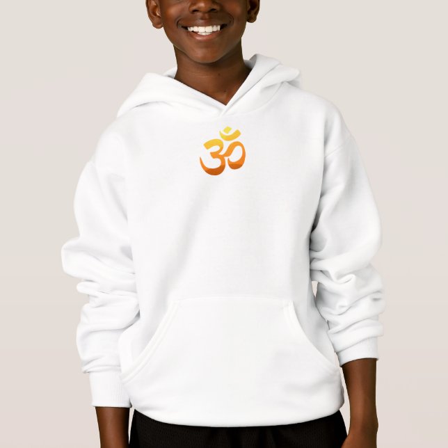Yoga double face Om Mantra Symbole Or Sun Boys (Devant)