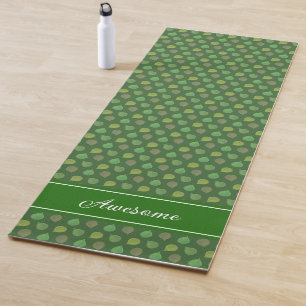 Yoga Feuilles d'arbre de Jade personnalisées sur tapis