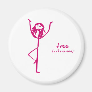 Yoga Girl aimant arbre