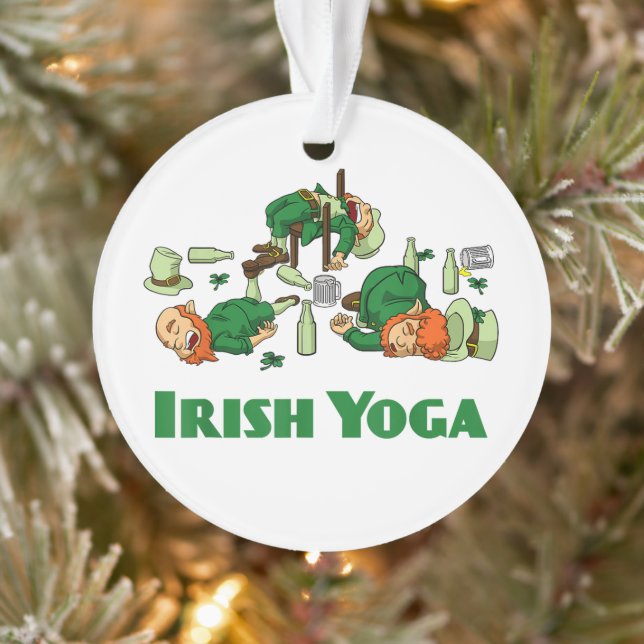 Yoga Irlandais Drôle St. Patrick's Day (Arbre)