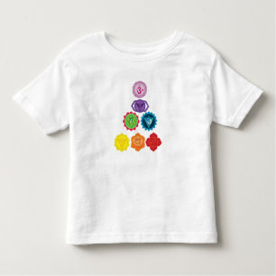 Yoga Kids, Sept Chakra Baby T-shirt