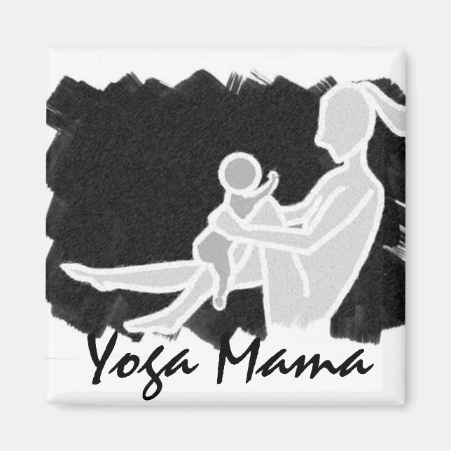 Yoga Mama Magnet (Devant)