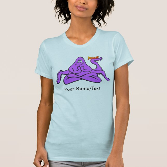 Yoga Octopus femme T-shirt vêtement (Devant)