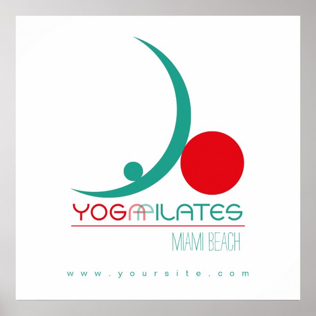 Yoga Pilates - Poster (Devant)