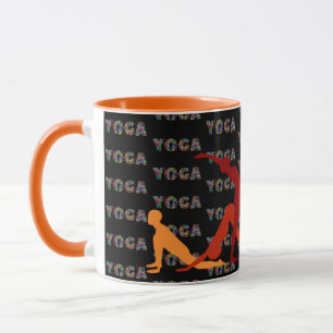 Yoga Poses céramique Cadeau Café Tasse de thé Mug