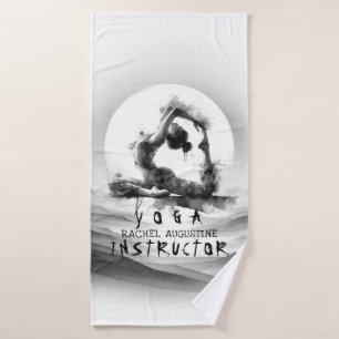 Yoga Reiki à une jambe King Pigeon Pose Aquarelle