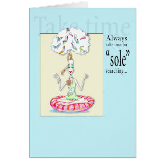 Yoga "semelle" recherchant la carte quotidienne