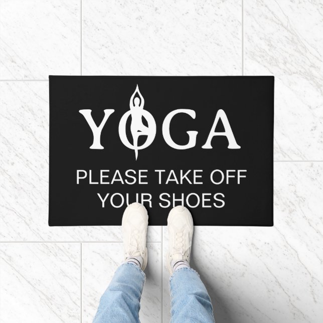 Yoga S'il vous plaît ôtez vos chaussures tapis de  (Intérieur)