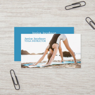 Yoga Stretch Fitch Cartes de visite