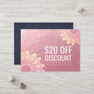YOGA Studio Coupon rabais Loyalty Gold Mandala