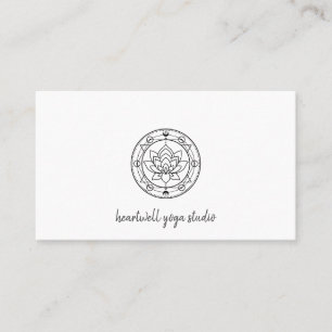 Yoga Studio Lotus Moon Carte de visite
