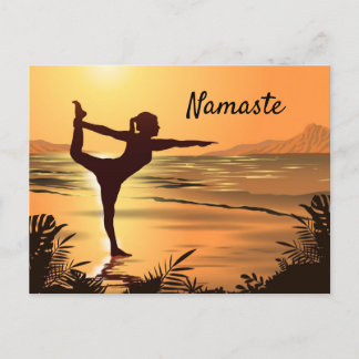 Yoga sur la plage Carte postale
