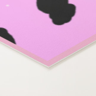 Yoga Tapis de Fitness Imprimé Léopard Rose