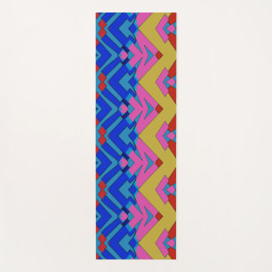 Yoga Tapis de Yoga, Un design classique élégant multico