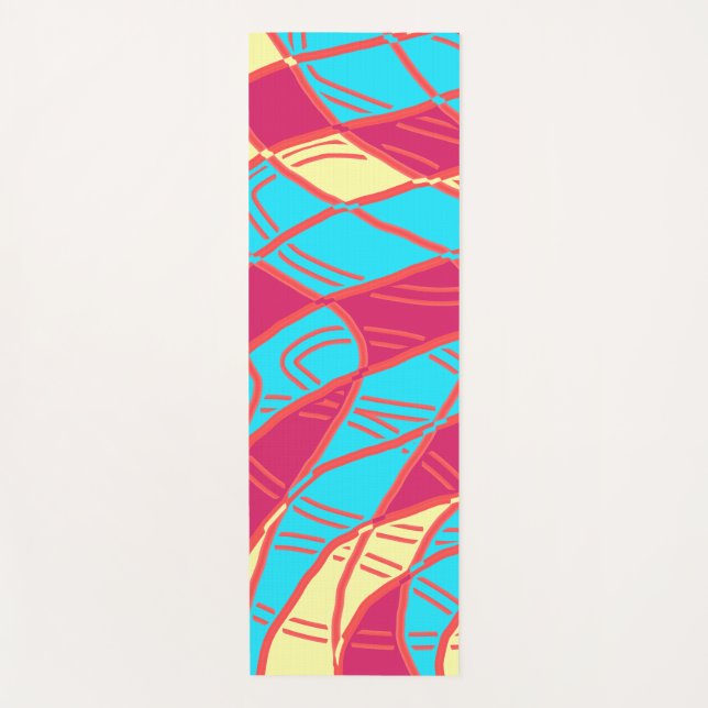 Yoga Tapis de Yoga, Un design classique élégant multico (Devant)