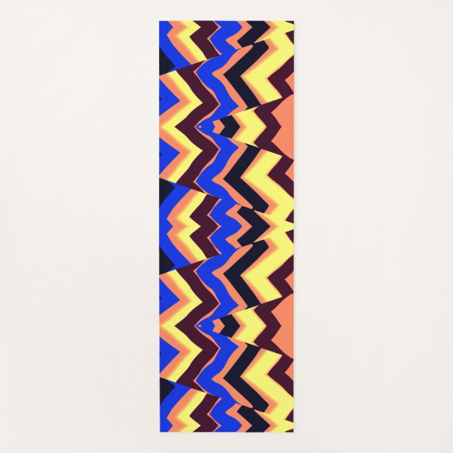 Yoga Tapis de Yoga, Un design classique élégant multico (Devant)