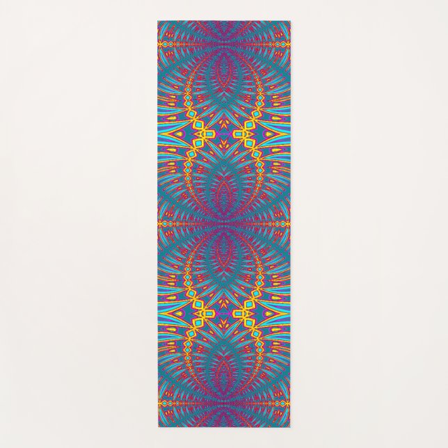 Yoga Tapis de Yoga, Un design classique élégant multico (Devant)