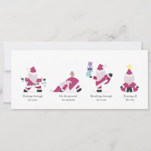  Yogi Père Noël Funny Yoga Pun Noël Carte