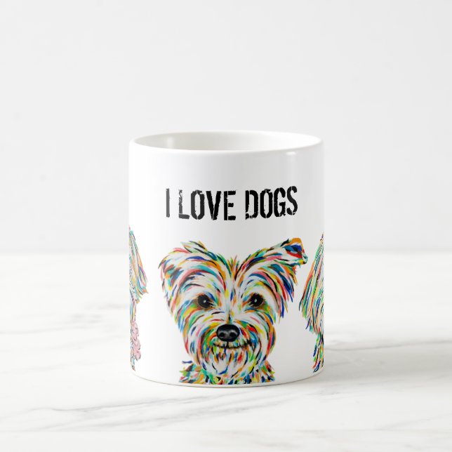 Yorkie Bichon, Yorkshire terrier & Maltipoo Mug (Centre)