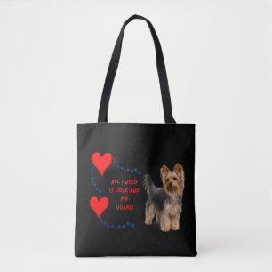 Yorkie Classique Sac Fourre-Tout Chien Photoréal