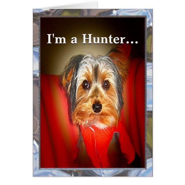 Yorkie Hunter personnalisable (Devant)