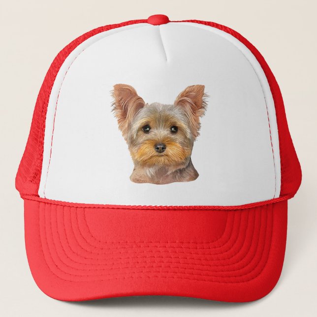 Yorkie jaune - casquette de camionneur (Devant)