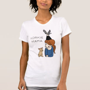 Yorkie Mama T-shirt personnalisé