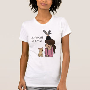 Yorkie Mama T-shirt personnalisé