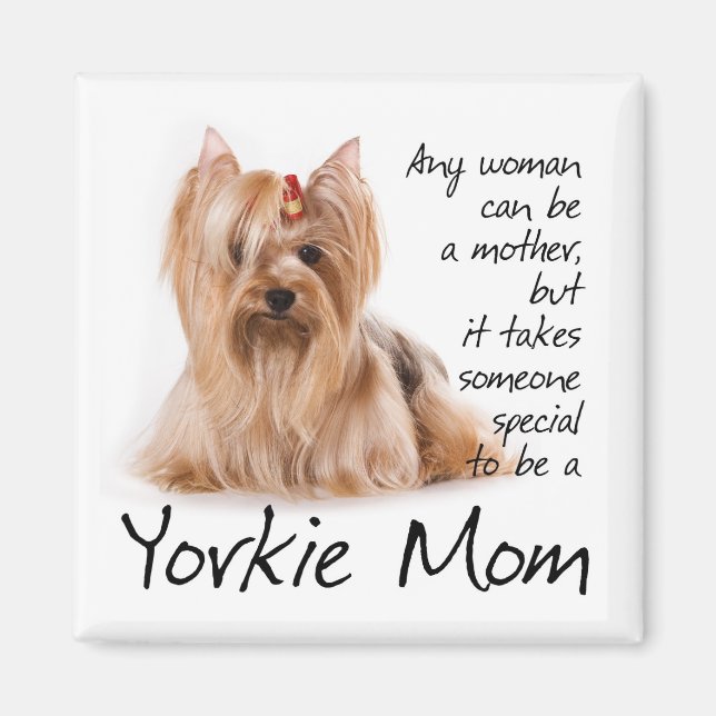 Yorkie Mom Magnet (Devant)