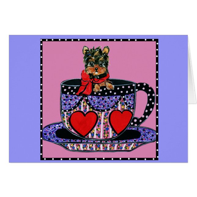 Yorkie Poo mignon (Devant horizontal)