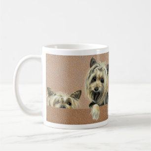 Yorkie Puppy Chien Coffee Mug Cup