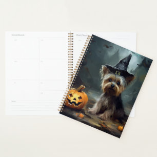 Yorkshire Terrier Citrouilles Halloween Épouvantab