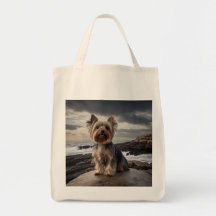 Yorkshire Terrier Élégant Sac fourre-tout d'alimen