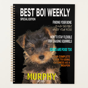 Yorkshire Terrier Parody Magazine Couverture