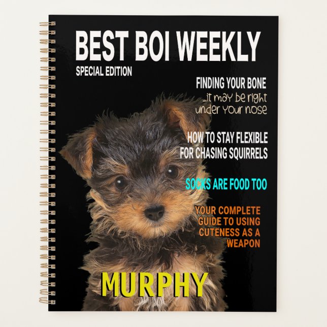 Yorkshire Terrier Parody Magazine Couverture (Devant)