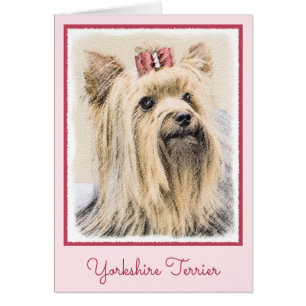 Yorkshire Terrier Peinture - Cute Original Chien A