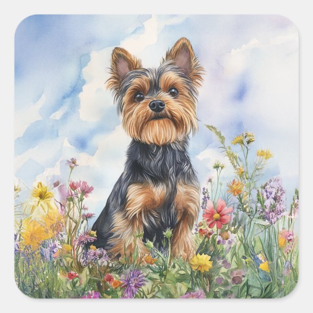 Yorkshire Terrier - Stickers Enveloppe (Devant)