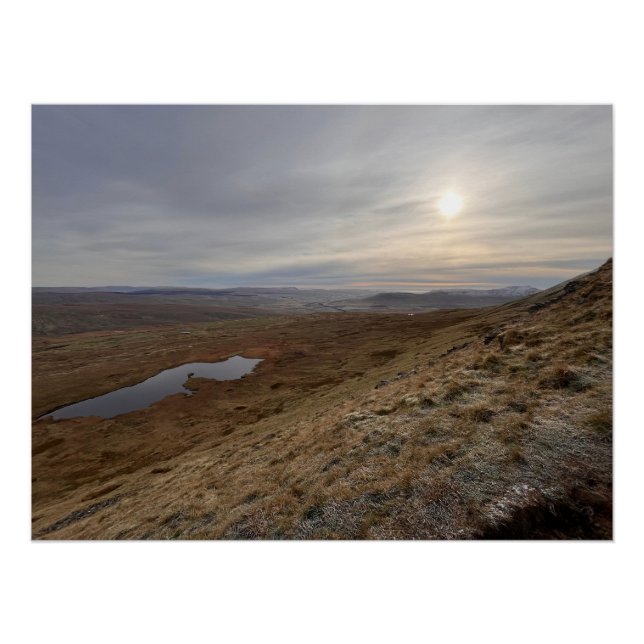 Yorkshire Three Peaks Poster (Devant)