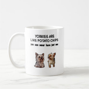 Yorky Mug 2 Yorkies sont comme des chips de pommes